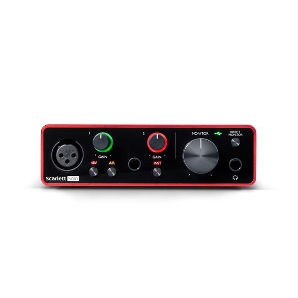 Focusrite Scarlett Solo 3rd Gen オーディオインターフェース