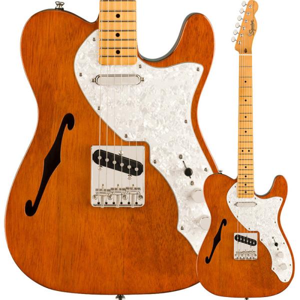 父*6様 SQUIER By fender 　V/M テレキャスター シンライン Squier by Fender Affinity Series Telecaster Laurel