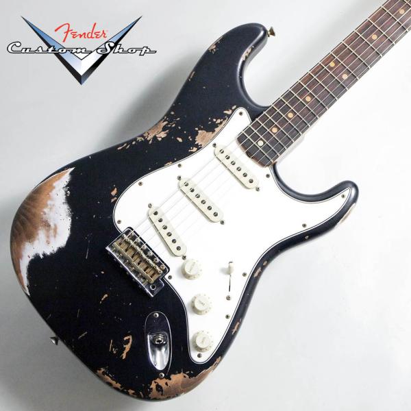 ストラトキャスター ブラック/ナチュラル Fender（フェンダー） Fender Custom Shop Custom Built 1963