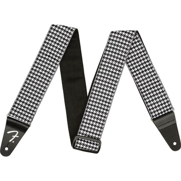 Fender（フェンダー） Fender Houndstooth Strap, White ギター