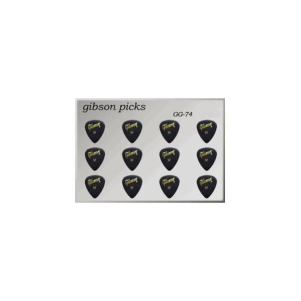 12枚】Gibson/ティアドロップピック GG-74 （12枚セット）【ギブソン