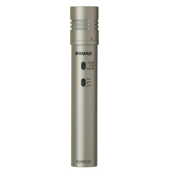 SHURE KSM137/SL STEREO-X カーディオイド型楽器用マイクロフォン〈ステレオペア KSM137/SL×2〉〈シュアー〉