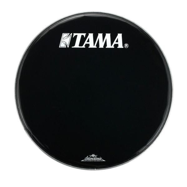 TAMA [タマ] ドラムヘッド　24インチ 黒地 TAMA＋Starclassicロゴ白　