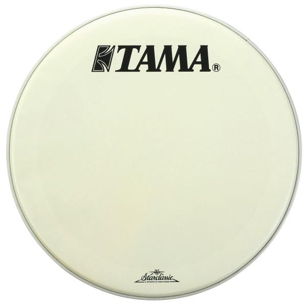 TAMA [タマ] ドラムヘッド　24インチ 白地(コーテッド) TAMA＋Starclassicロゴ黒