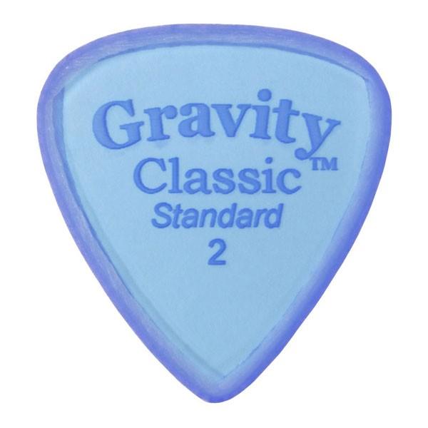 GRAVITY GUITAR PICKS �s�b�N �N���V�b�N�E�X�^���_�[�h�@�}�X�^�[�E�t�B�j�b�V�� �m2.0mm, Blue, Master Finish(Unpolished)�n ����