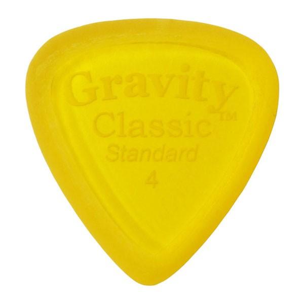 GRAVITY GUITAR PICKS sbN NVbNEX^_[h@}X^[EtBjbV m4.0mm, Yellow, Master Finish(Unpolished)n 