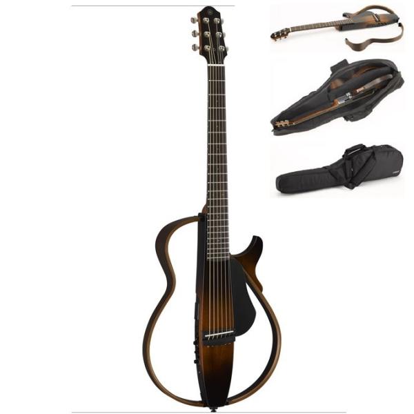 Yamaha サイレントギター SLG200S Amazon.com: Yamaha SLG200S TBS Steel String Silent Guitar