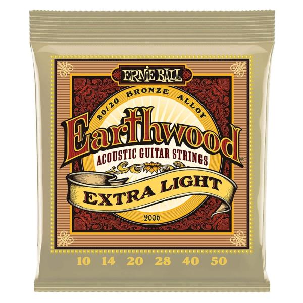 y[ցEszERNIE BALL A[j[{[ AR[XeBbNM^[ 2006 Earthwood 80/20 Bronze Extra Light A[XEbh GNXgCg