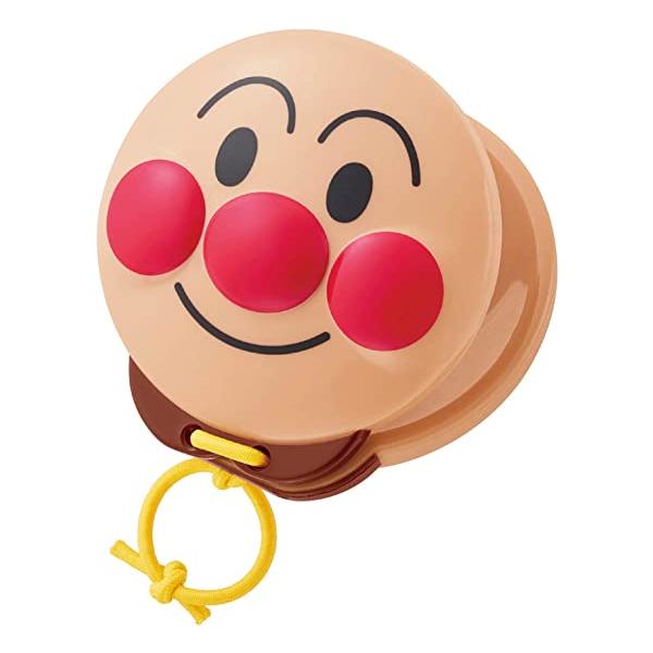 アンパンマンの顔のデザインがかわいいカスタネットです。20 x 9 x 5 cm; 50 g