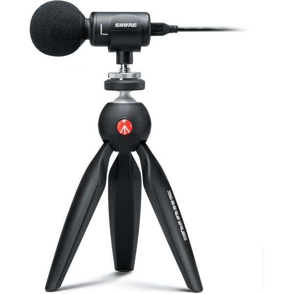 他サイト： SHURE シュア MV88+ ビデオキット ステレオコンデンサーマイク MV88+DIG-VIDKIT USB接続 USB-C スマホの商品画像