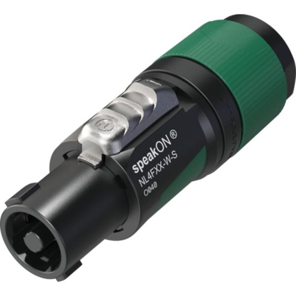 【NEUTRIK】【コネクター】　スピコンケーブルコネクター(4芯用/適合ケーブル径φ6-12mm) NL4FXX-W-S