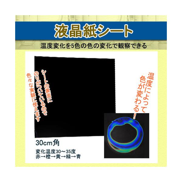 液晶シート 示温シート 理科 自由研究 夏休み 冬休み 中学生 理科実験 Thermosensitive Sheet 1 114 0225 学校教材ネットショップ ヤフー店 通販 Yahoo ショッピング