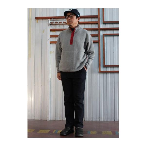 Localina Meriyasu ロカリナメリヤス 特殊起毛 スナッププルオーバージャケット Gray Buyee Buyee Japanese Proxy Service Buy From Japan Bot Online