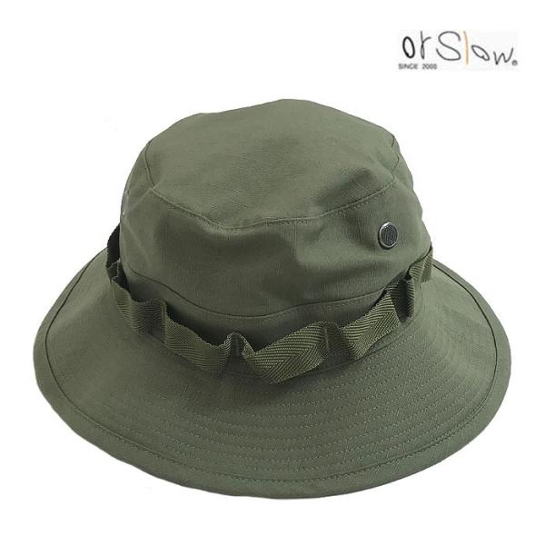 orSlow（オアスロウ） 03-023 US ARMY JUNGLE HAT RIPSTOPリップス