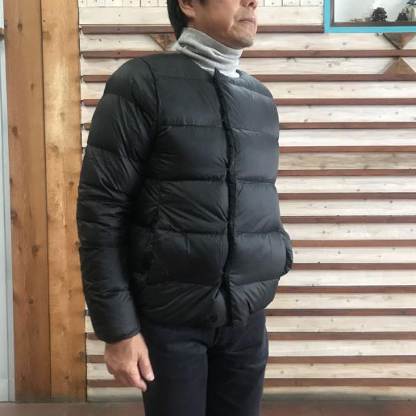 PYRENEX ノーカラーダウンジャケット JP 40 Pyrenex（ピレネックス） 国内正規品ノーカラーダウンジャケット