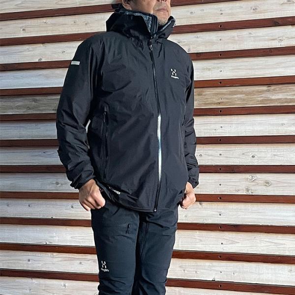 ホグロフス　GORE-TEX ウェア　chute ii jacket 黒 HAGLOFS（ホグロフス） HAGLOFS Haglofs 【SALE】 ゴアテックス レイン