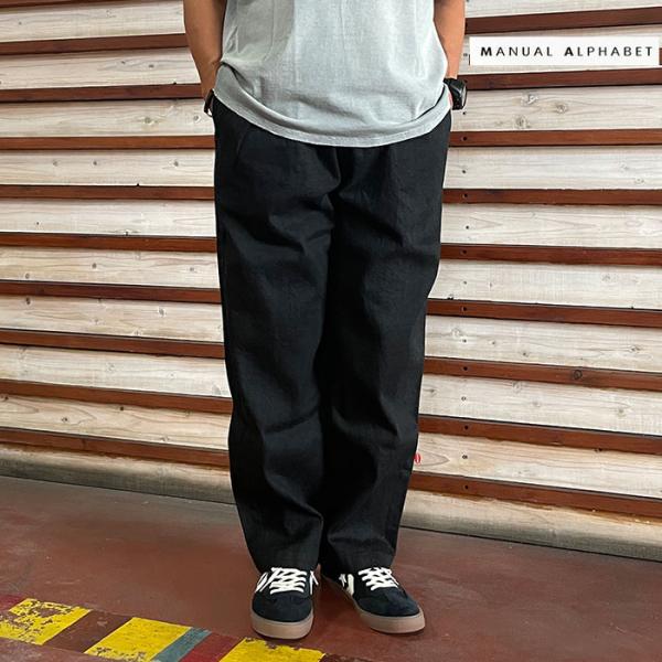 MANUAL ALPHABET（マニュアルアルファベット） ワイドデニム MA-P306