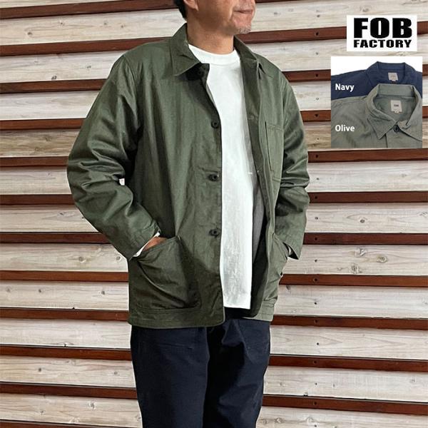 FOB FACTORY  エフオービー ファクトリー N-3 ユーティリティージャケット N-3 Utility Jacket 日本製 Navy