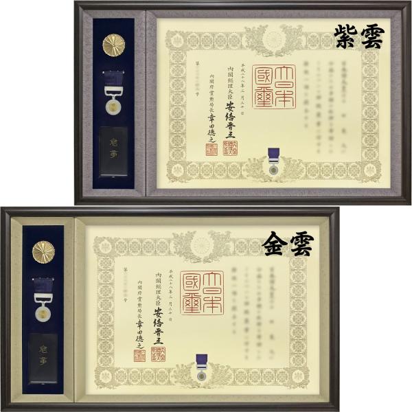 額縁　褒章記褒章額 志賀 各種褒章専用額 gakubuti_1776--416-692a