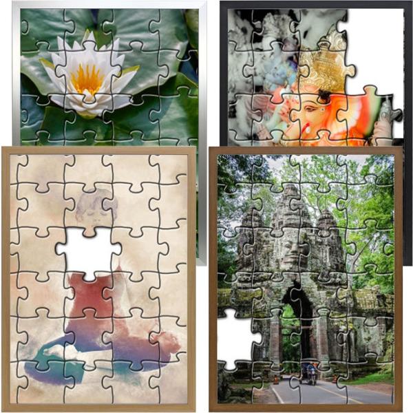 ジグソーパズル額 ネオフレーム 1ミリ厚透明シート付 /額縁内寸法(適合