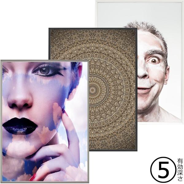 フレーム CUT UVカット強化型アクリル付A4額縁をレビュー