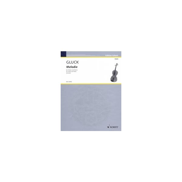楽譜  グルック/メロディー(SW1027/BSS30956-0/輸入楽譜/スコア+パート譜/ヴァイオリンとピアノ)