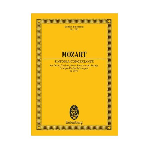 楽譜  モーツァルト/協奏交響曲 変ホ長調 K.297b K.App.9(SW2041/ETP755-0/輸入楽譜/スコア(ポケット)/オーケストラ)