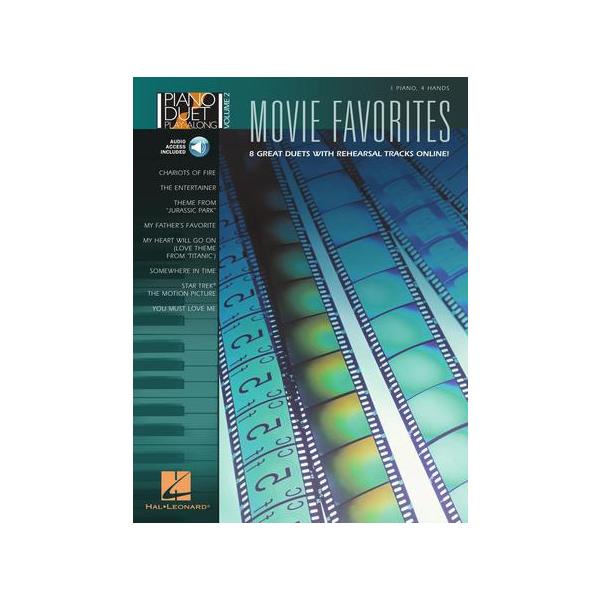 楽譜 映画曲集（オーディオ・アクセス・コード付） 00290547／Piano Duet Play-Along（1台4手連弾）／輸入楽譜（T）