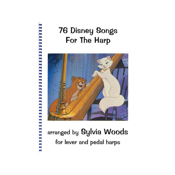 楽譜 ハープのための76のディズニー曲集（ハープ・ソロ／輸入楽譜（T））