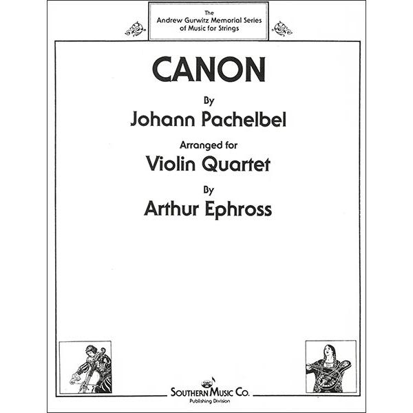 楽譜 パッヘルベル／カノン（ヴァイオリン四重奏）(03775905／ST994