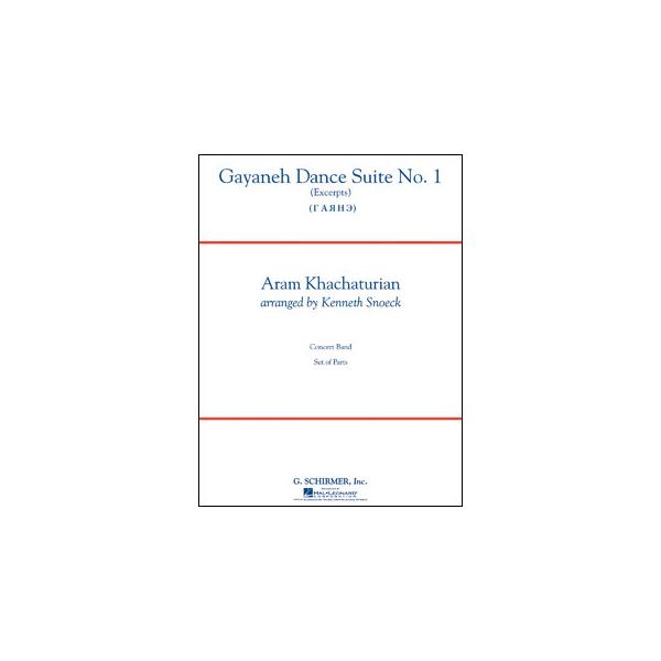 楽譜 ハチャトゥリアン／「ガイーヌ」組曲 第1番より（抜粋