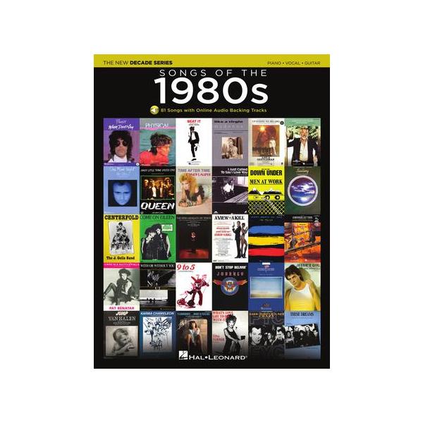 楽譜 1980年代のヒット曲集(オーディオ・アクセス・コード付)(【1650104】/00137600/ピアノ・ヴォーカル・ギター譜/輸入楽譜(T))