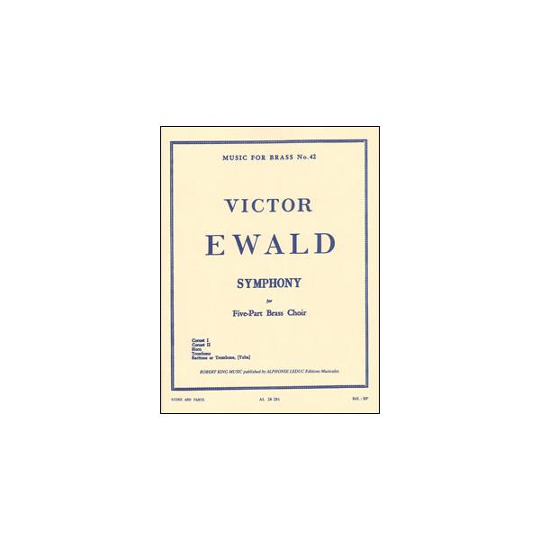 輸入譜 Victor Ewald SYMPHONY Brass Score Victor Ewald - Symphony