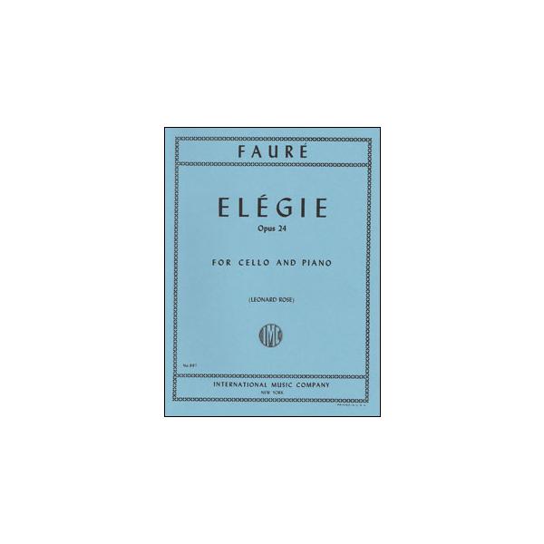 関連words：International Music Company/エレジー ハ短調 作品24　Elegie Op. 24