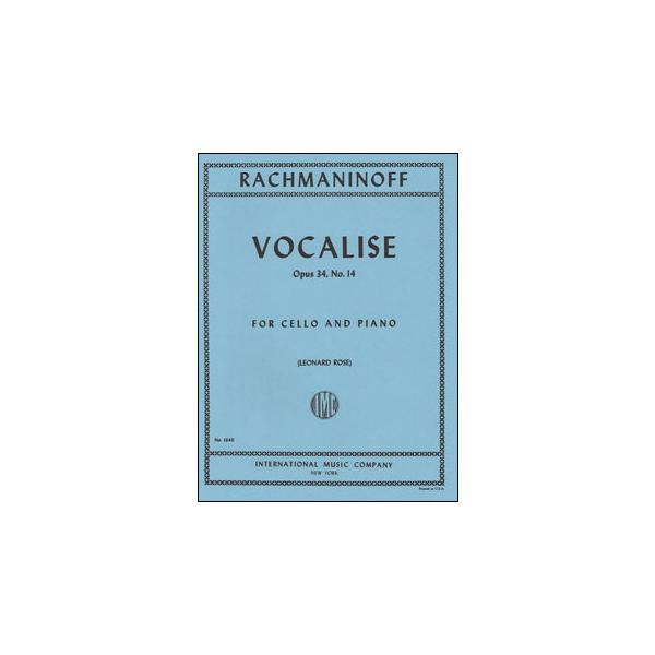 関連words：International Music Company/ヴォカリーズ 作品34 第14番