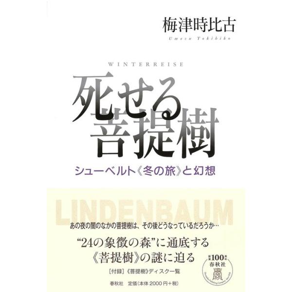 死せる菩提樹(シューベルト「冬の旅」と幻想)
