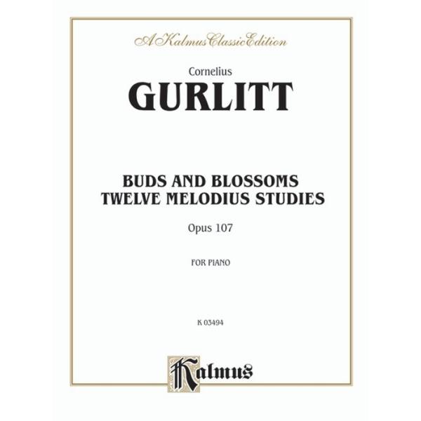 楽譜  グルリット/蕾と花 作品107 (12の旋律的な練習曲) 【ピアノソロ】(【33820】/K03494/ピアノ・ソロ/輸入楽譜(T))