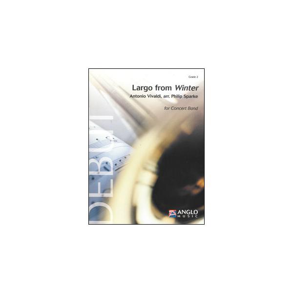 楽譜　ヴィヴァルディ／ラルゴ (「四季」より「冬」 第2楽章)(【245378】／AMP107-010／44004970／輸入吹奏楽譜（T）／G2／T:3:45)
