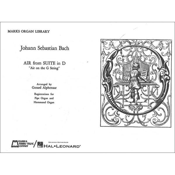 関連words：Hal Leonard/G線上のアリア (「管弦楽組曲 第3番」より)
