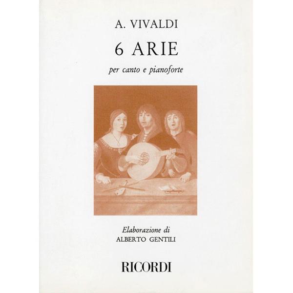 楽譜  ヴィヴァルディ/6つのアリア(伊語)(GYC00072995/NR12432500/歌曲/輸入楽譜(Y))