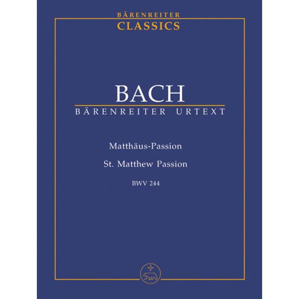 楽譜 バッハ, J. S./マタイ受難曲 BWV 244(原典版)(Durr & Schneider編 