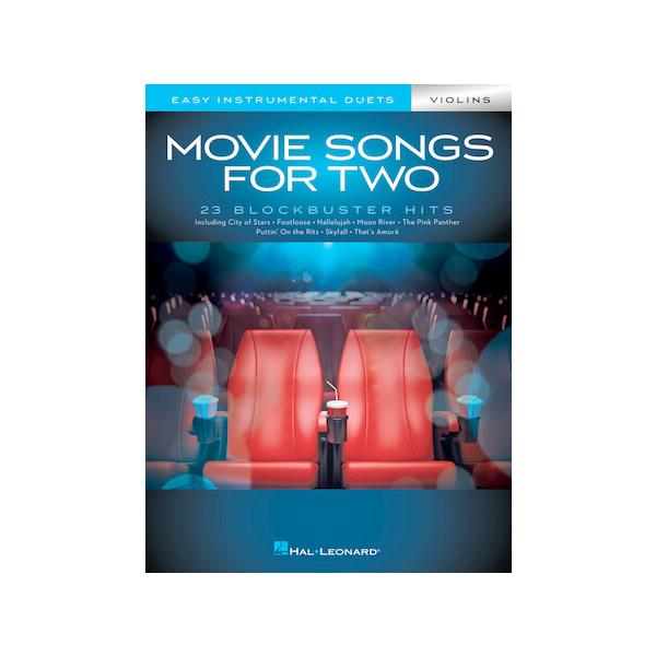 楽譜 ヴァイオリン二重奏のための映画音楽集(やさしいヴァイオリン2重奏 (スコア)／輸入楽譜（T）／同シリーズのチェロ(00284657)と演奏可能)
