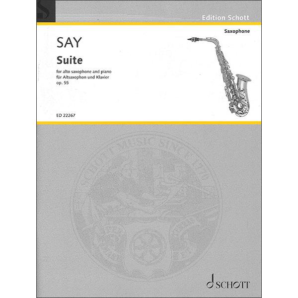 ファジル・サイ　組曲　アルトサックスとピアノ　楽譜 楽譜 ファジル・サイ／組曲 作品55 【A.Sax＆Piano】(【2165578