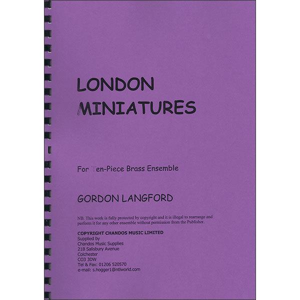 楽譜 ラングフォード/ロンドンの小景(【2019614】/JM42261/金管10重奏/輸入楽譜(T))