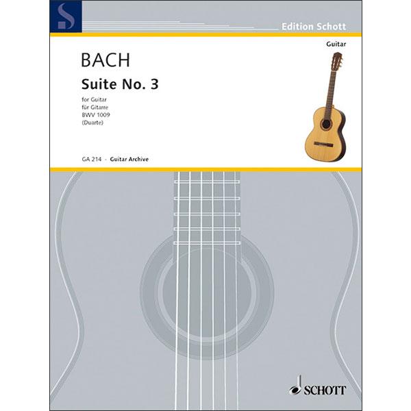 楽譜  J.S. バッハ/無伴奏チェロ組曲 第3番 BWV1009 【ギター】(【264252】/GA 214/49010758/ギター・ソロ/輸入楽譜(T))