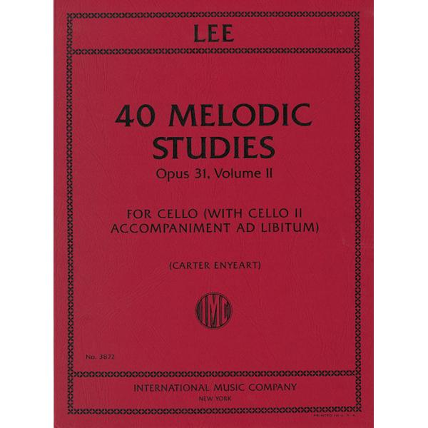 40の旋律的な練習曲 Op. 31 第23番〜第40番【出版社：International Music Company】