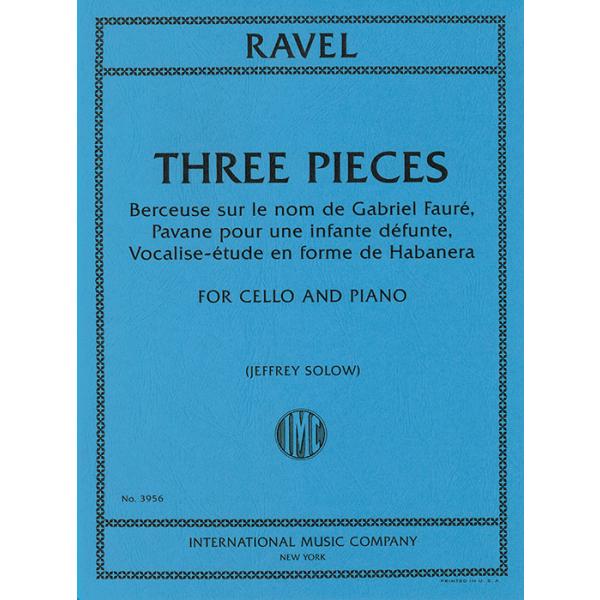 フォーレの名による子守歌/亡き王女のためのパヴァーヌ/ハバネラ形式のヴォカリーズ練習曲 (ヴォカリーズ・エチュード ハバネラ形式の小品)【出版社：International Music Company】