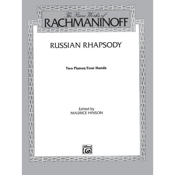 楽譜 【取寄品】【取寄時、納期1週間〜10日】輸入 ロシア狂詩曲 （２Ｐ４Ｈ） （スコア） Russian Rhapsody (2P4H) /Sergei Rachmaninoff【ネコポスは送料無料】