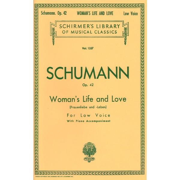 楽譜 【取寄品】【取寄時、納期1週間〜10日】輸入 女の愛と生涯（低声用） Woman’s Life and Love (Frauenliebe und Leben) /Robert Schumann【ネコポスは送料