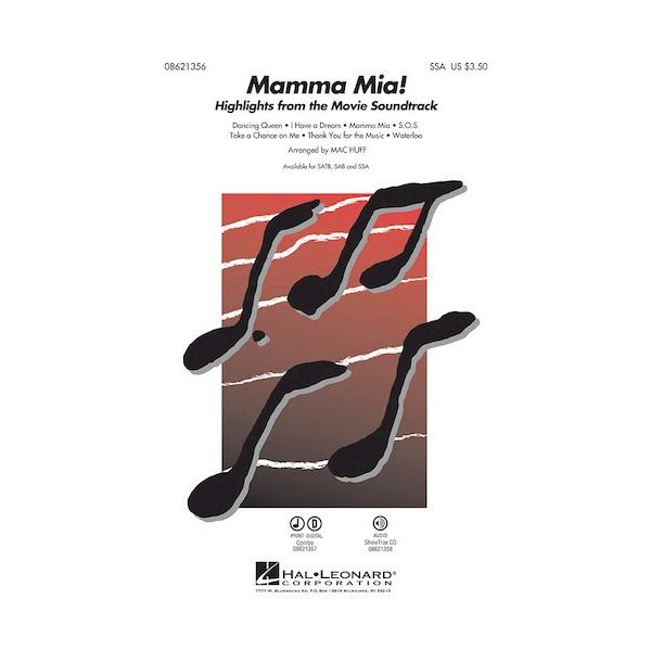 楽譜 【取寄品】【取寄時、納期1週間〜10日】【１０冊以上で注文可】輸入 マンマ・ミーア！（映画サウンドトラックからの合唱ハイライト）／Mamma Mia! (Choral
